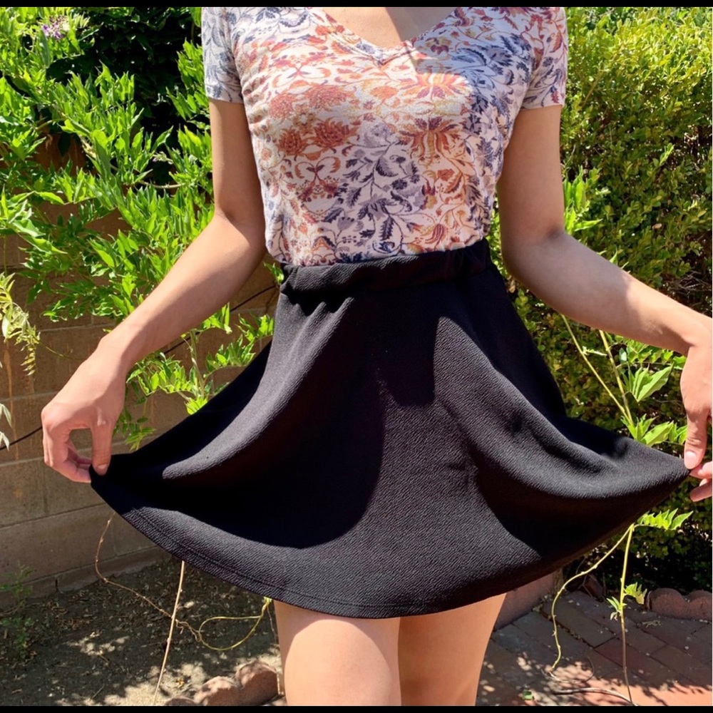 Classic Black Circle Skirt
